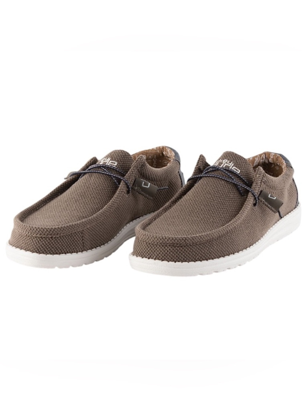 🆕 HEYDUDE Wally Paisley Chocolate Men’s Size 8 Lightweight Slip-On Casual Shoes